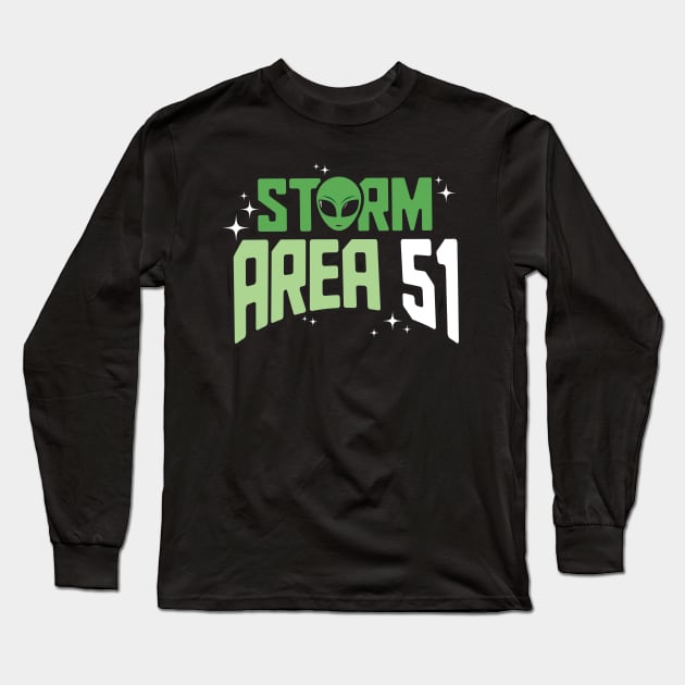 Storm Area 51 Alien Fun Run Long Sleeve T-Shirt by stayfrostybro